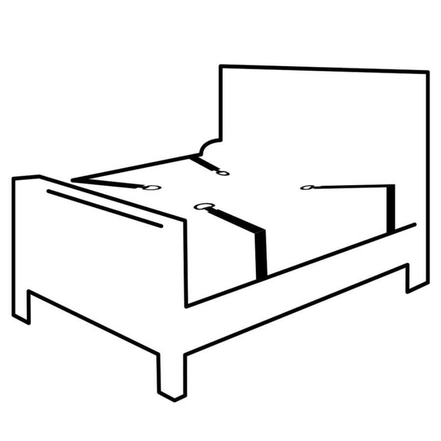 CONJUNTO DE AMARRAS PARA A CAMA 7