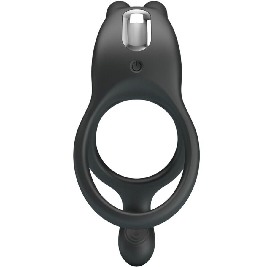 SETH DOBLE ANILLO VIBRADOR RABBIT 7 VIBRACIONES NEGRO SETH DOBLE ANILLO VIBRADOR RABBIT 7 VIBRACIONES NEGRO