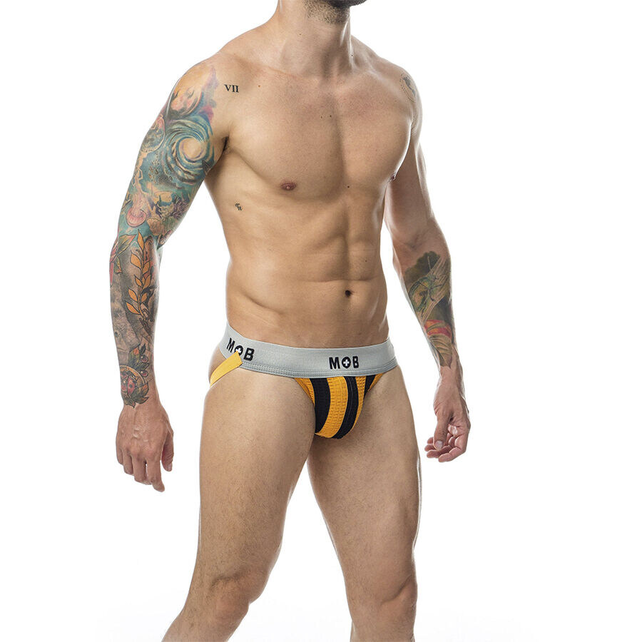 MOB STRIPE CLASSIC JOCK ORANGE 5