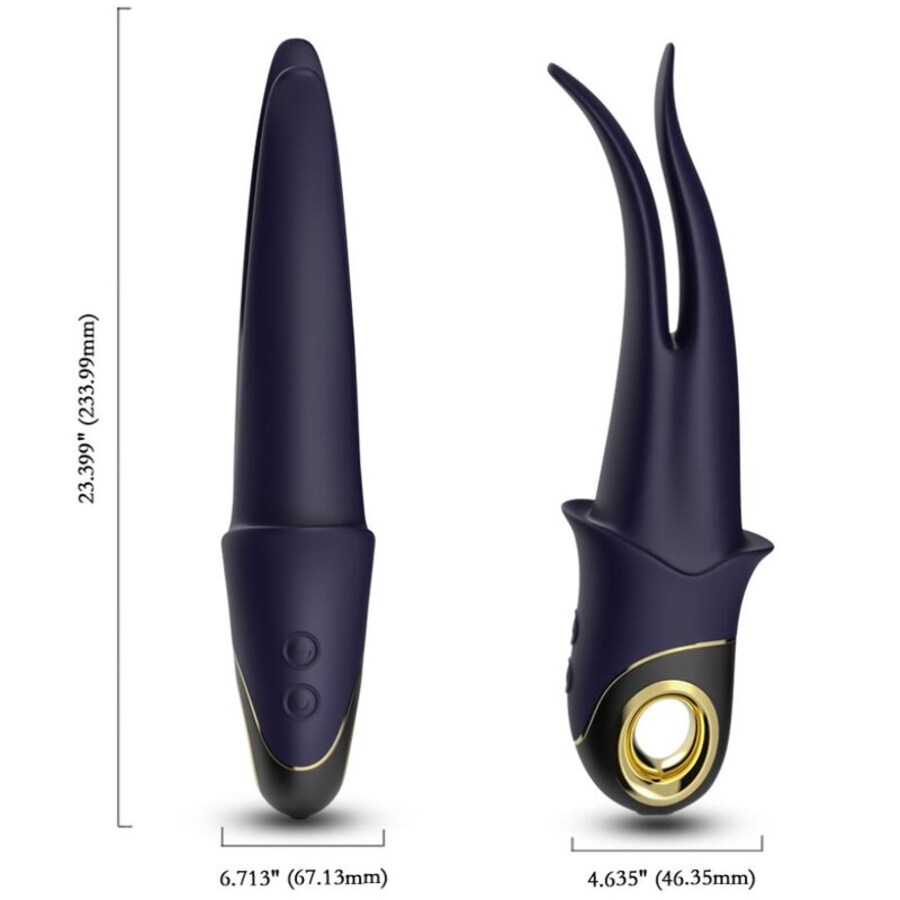 SHADOW VIBRADOR PINZA AZUL OSCURO 5