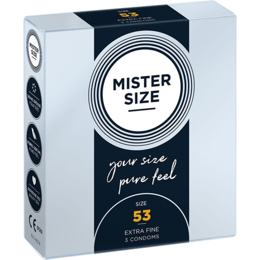 Mister size 53 (3 pack) - extra fino Mister size 53 (3 pack) - extra fino