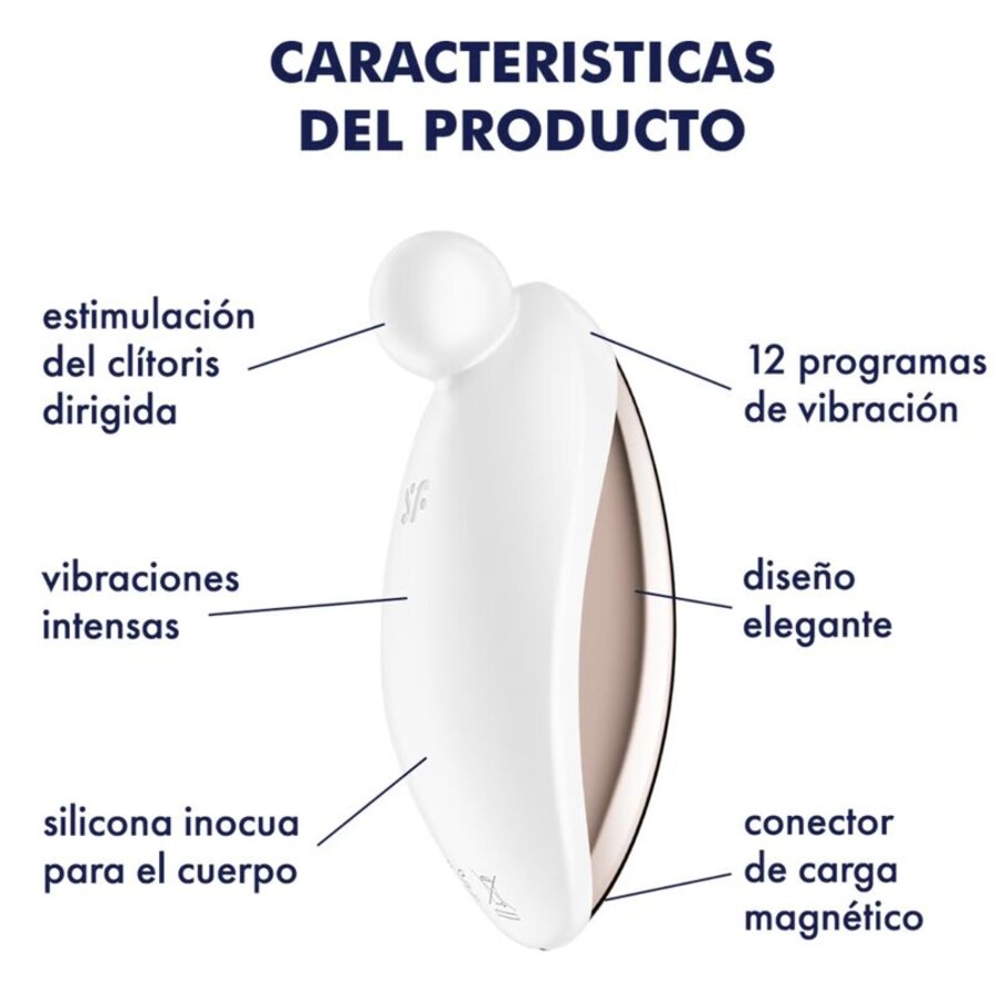 SPOT ON 2 VIBRADOR LAY-ON BLANCO 10