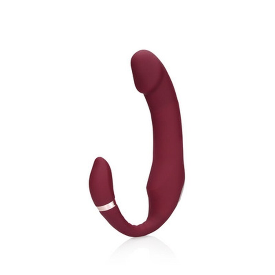STRAP-ON SEM ARNÊS COM VIBRAÇÃO MERLOT GRAPE LOVELINE STRAP-ON SEM ARNÊS COM VIBRAÇÃO MERLOT GRAPE LOVELINE