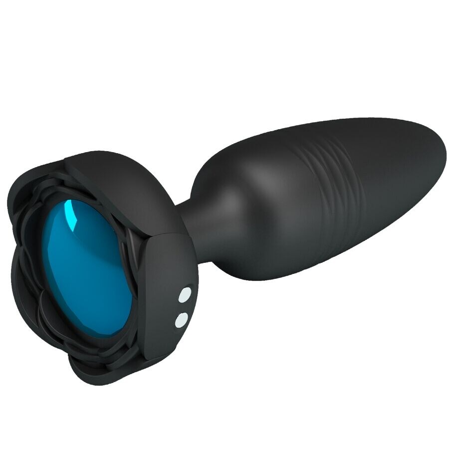 TARION ANAL PLUG COM LUZ LED PRETO 12,5 CM TARION ANAL PLUG COM LUZ LED PRETO 12,5 CM