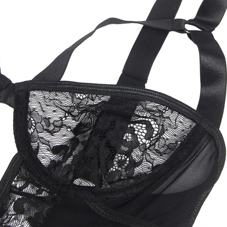 BLACK HEART ATTACK BODY CORSET 10