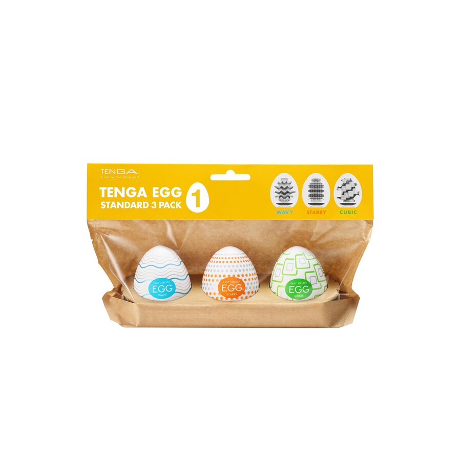 TENGA EGG STANDARD 3 PACK I TENGA EGG STANDARD 3 PACK I