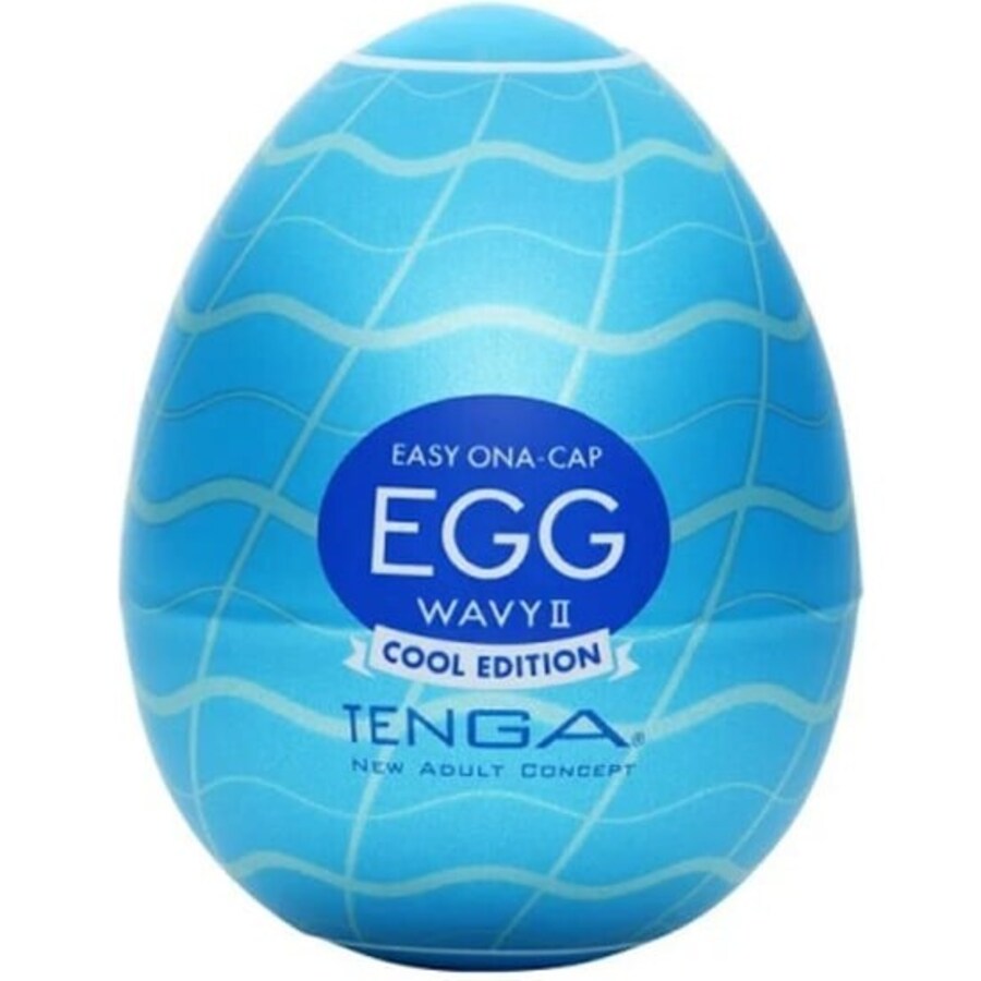 TENGA HUEVO MASTURBADOR WAVY II COOL EDITION