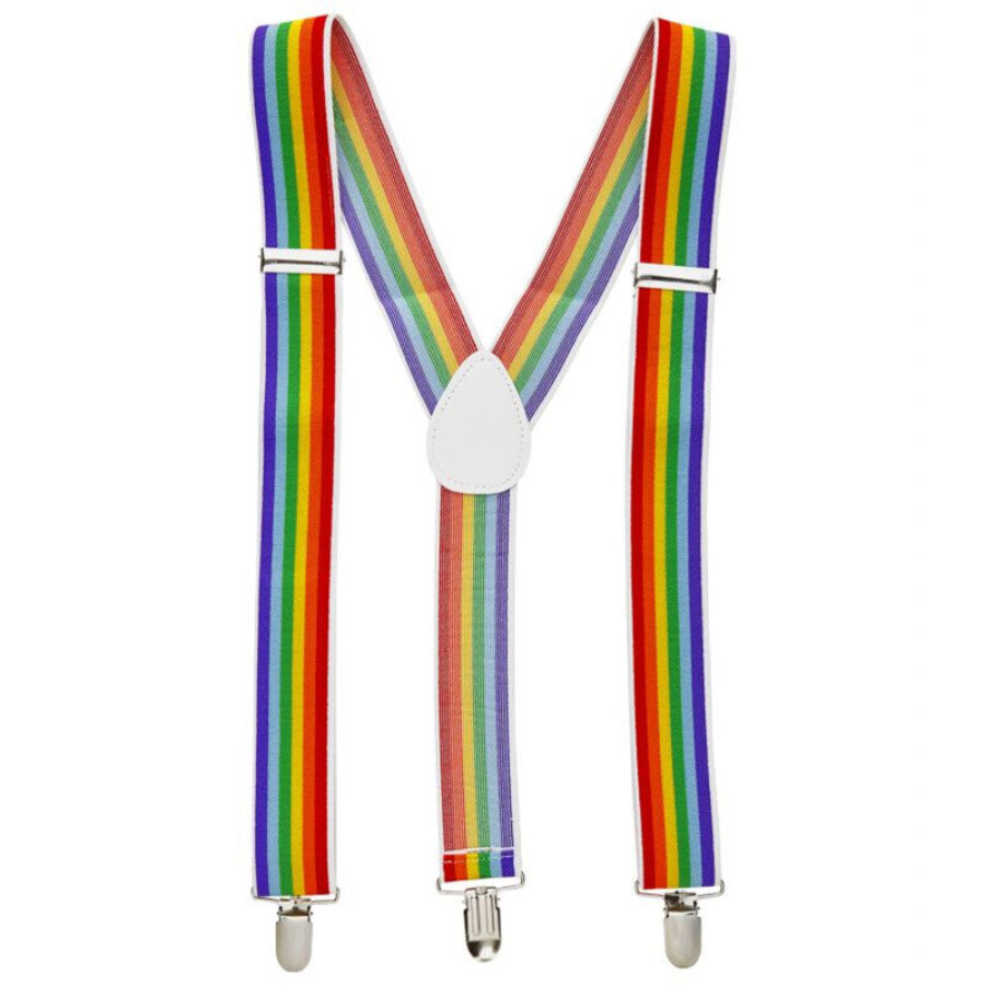 SUSPENDERS COLORS LGBT FLAG+ 2