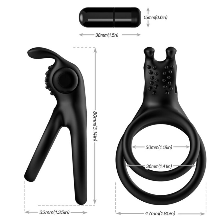 ANEL DUPLO VIBRADOR TRAVELER 4