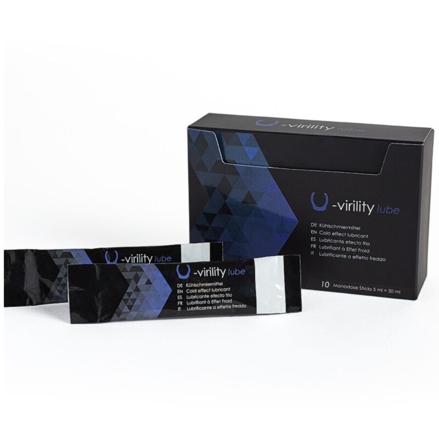 U-VIRILITY LUBE LUBRICANTE EFECTO FRIO 10 X 5 ML U-VIRILITY LUBE LUBRICANTE EFECTO FRIO 10 X 5 ML