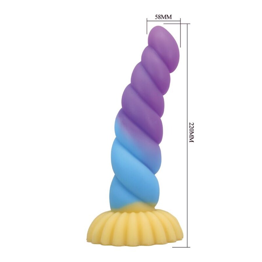 DILDO LICORNE TRICOLORE 7