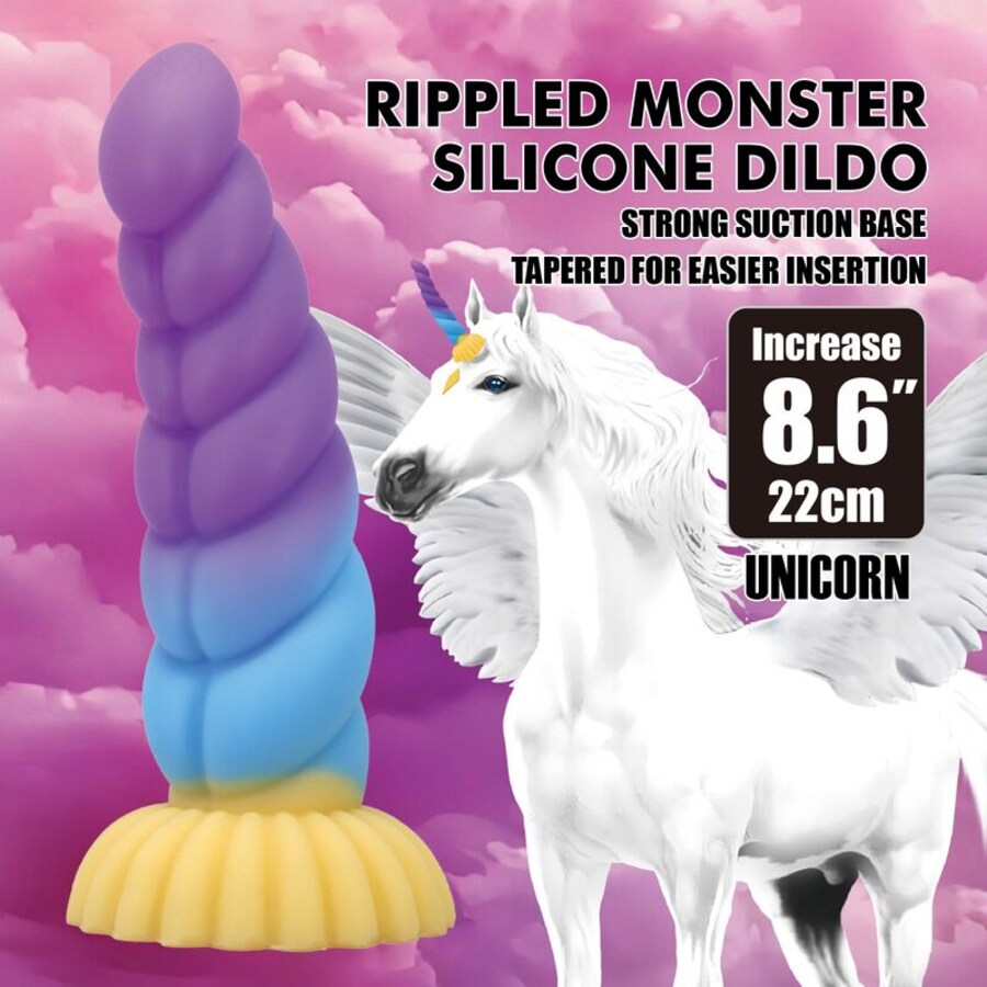 DILDO LICORNE TRICOLORE 9