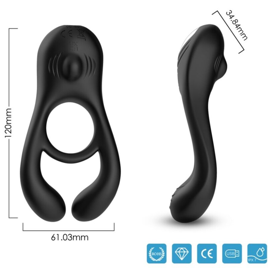 VEYRON ANILLO VIBRADOR DOBLE PINZA 2