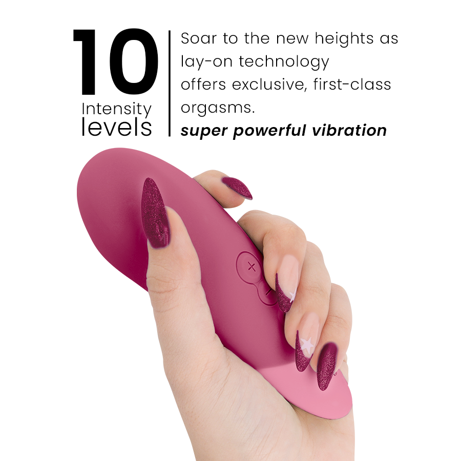 VIBE VIBRATORE LAY-ON SILENZIOSO ROSA SCURO 5