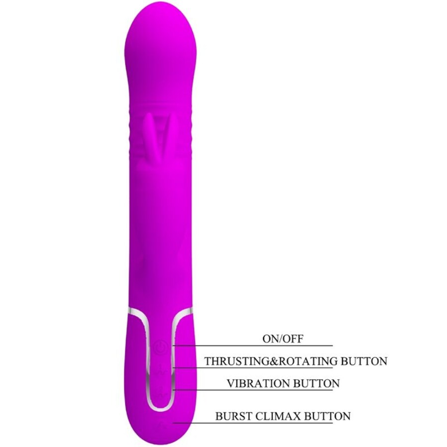 VIBRADOR COALE RABBIT PERLAS V 8