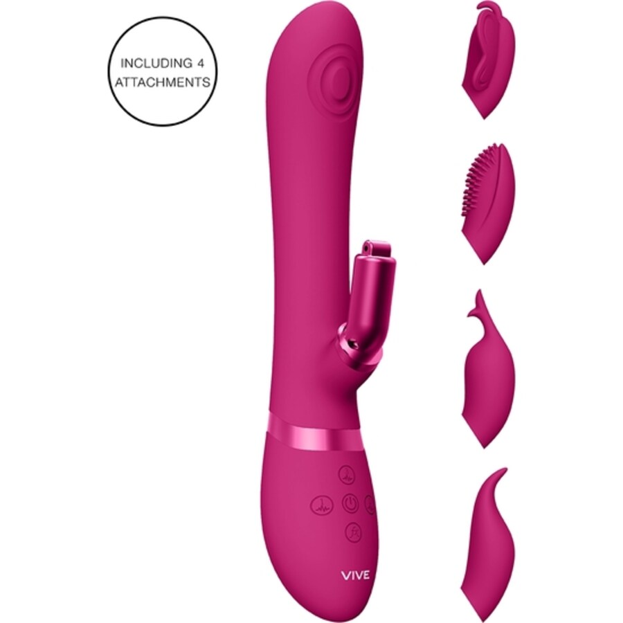 VIBRADOR ETSU PULSE WAVE G-SPOT RABBIT ROSA VIVE