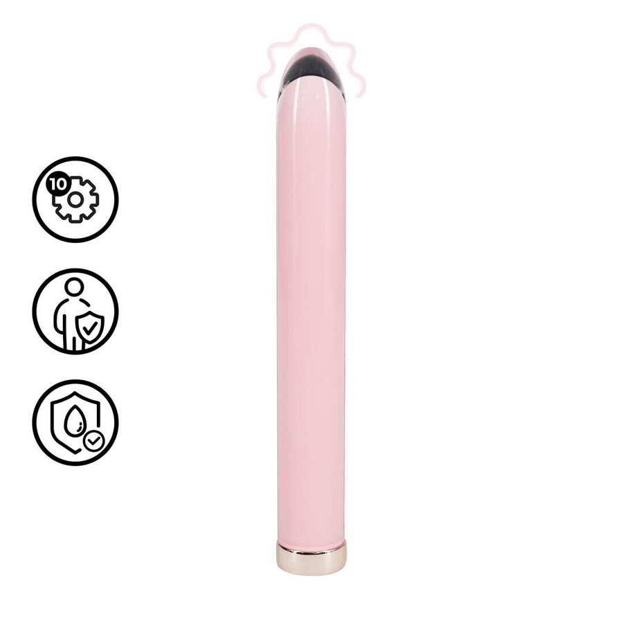 VIBRATORE GLASS ROSA LOVELINE