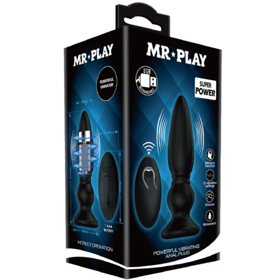 VIBRADOR POTENTE CONTROL REMOTO 9