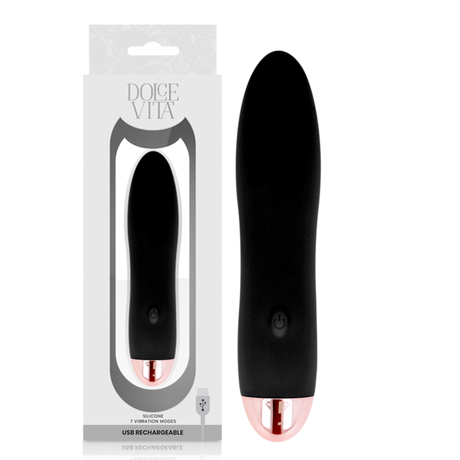 VIBRATEUR RECHARGEABLE QUATRE NOIR 7 VITESSES