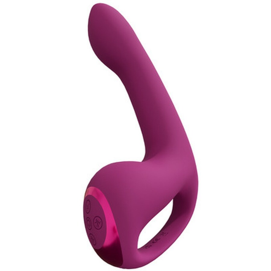 VIBRADOR RIKO COM MOTOR TRIPLO PULSE WAVE STIMULATOR ROSA VI