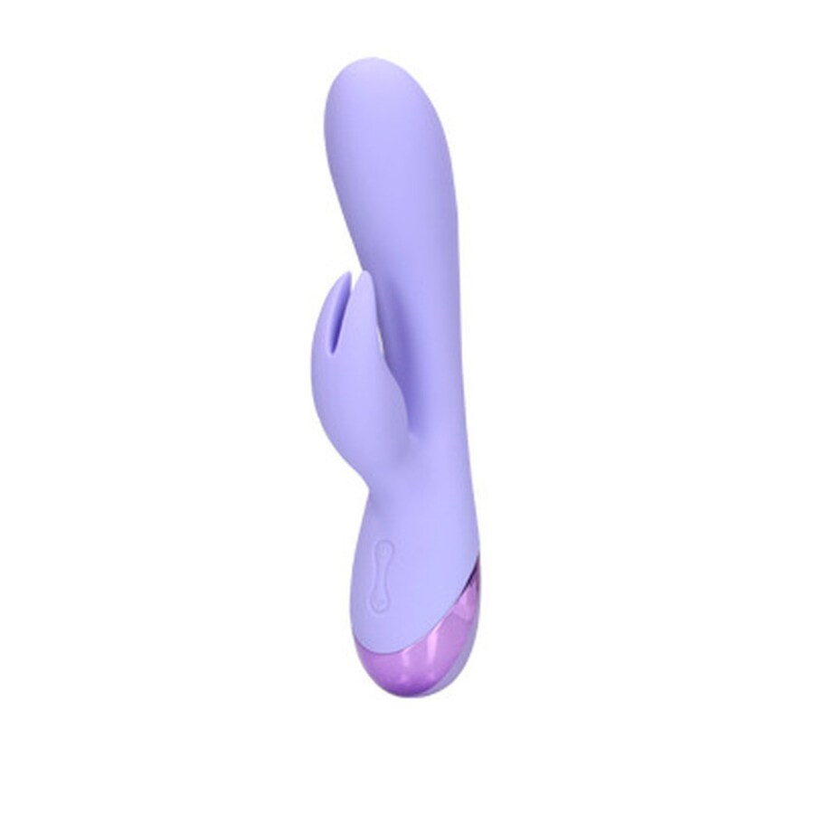 VIBRADOR SMOOTH SILICONE RABBIT DIGITAL LAVENDER LOVELINE