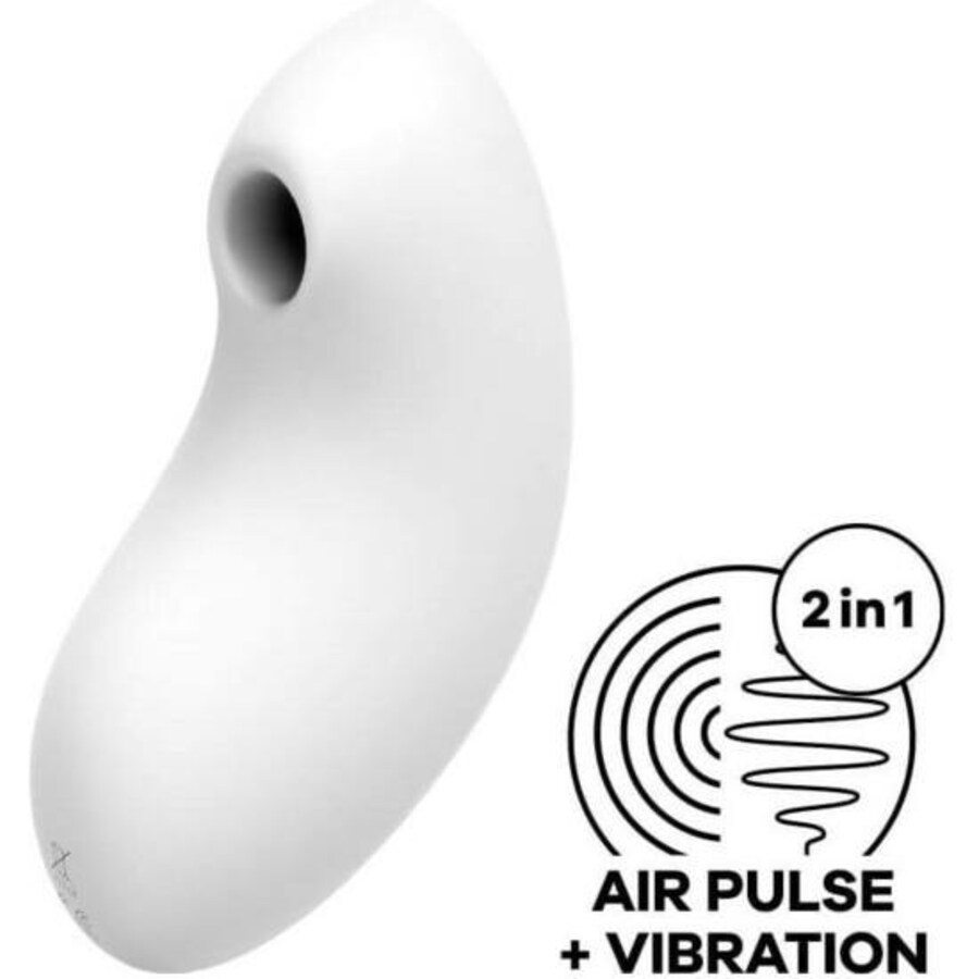 VULVA LOVER 2 ESTIMULADOR Y VIBRADOR - BLANCO
