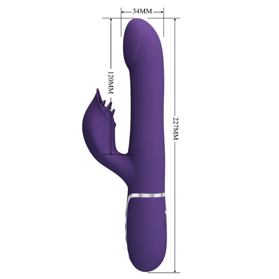 ZALIN VIBRADOR RABBIT PERLES 4 8