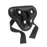 Adjustable strap-on harness with double ring