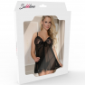 Corset sexy com design floral, transparências e conforto