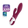 Vibrador con calor y app; estimula punto G y clítoris