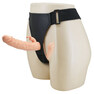 Strap-on cavo per doppia penetrazione con imbracatura regolabile