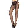 Calze sexy a rete con apertura intima e design unico