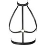 Adjustable Black Vegan Leather Bondage Harness