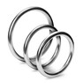 Anillos metálicos versátiles, para juegos de temperatura y placer
