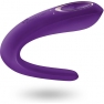 Vibrador flexible y recargable para parejas, estimula ambos