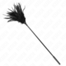 Multiple Black Tickler Feathers 45cm
