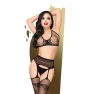 Conjunto sensual e elegante de lingerie provocante
