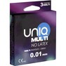 Preservativos sin látex at-10 ultrafinos de 0,008 mm (3 uds)