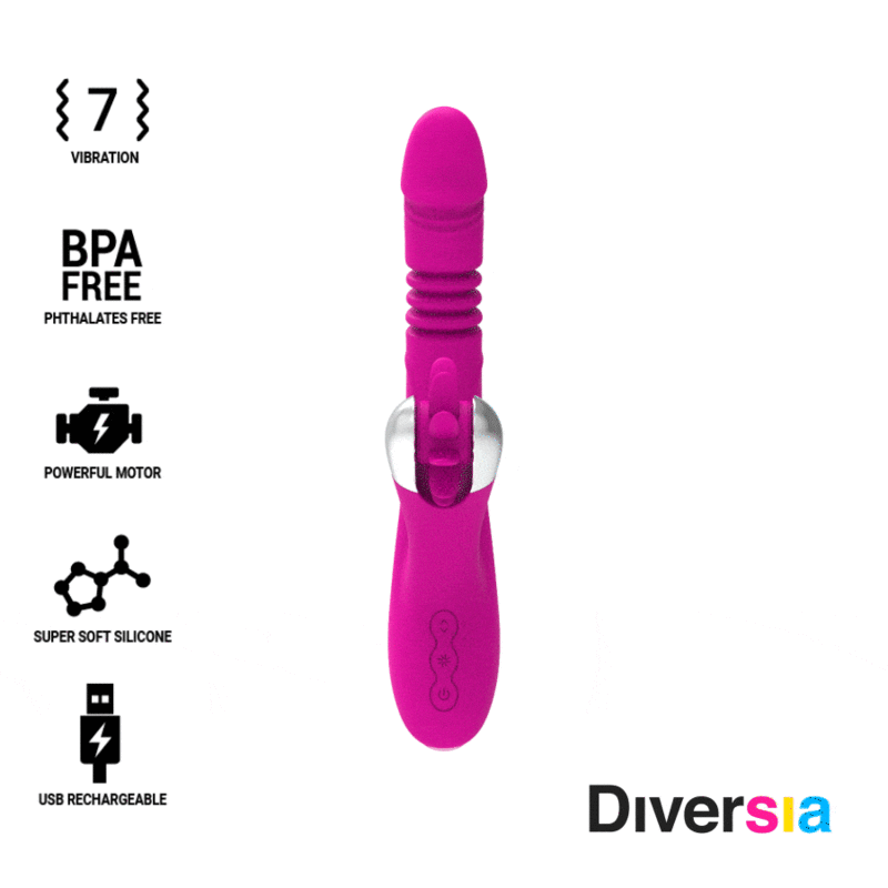 BUNNY UP & DOWN Vibrador Diversia Bunny Up & Down: Estimulador sexual femenino con diseño innovador