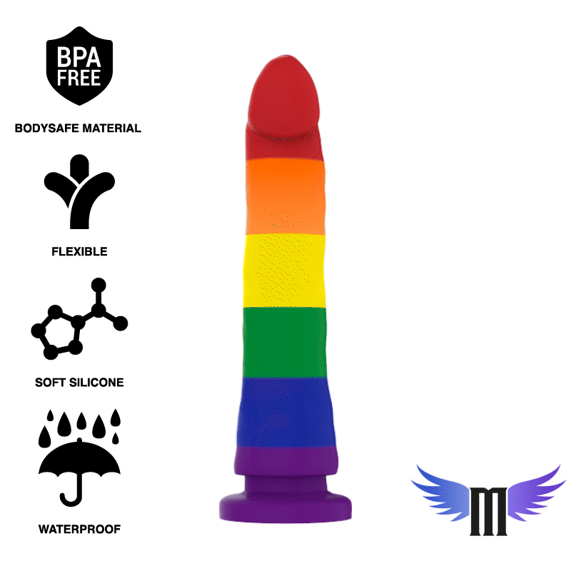 Devon Pride Dildo único para jugar solo o acompañado