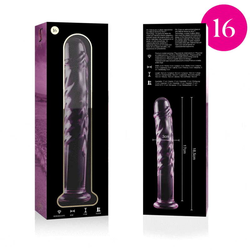 DILDO Plug anal de cristal de alta calidad
