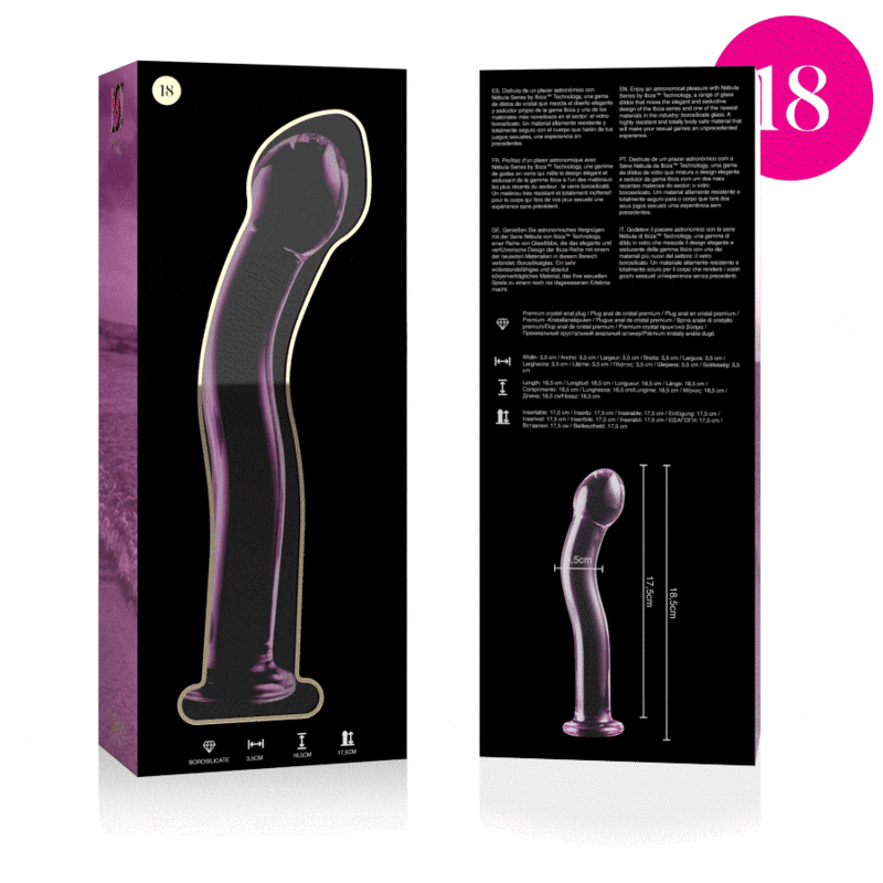 DILDO Plug anal de cristal de alta calidad
