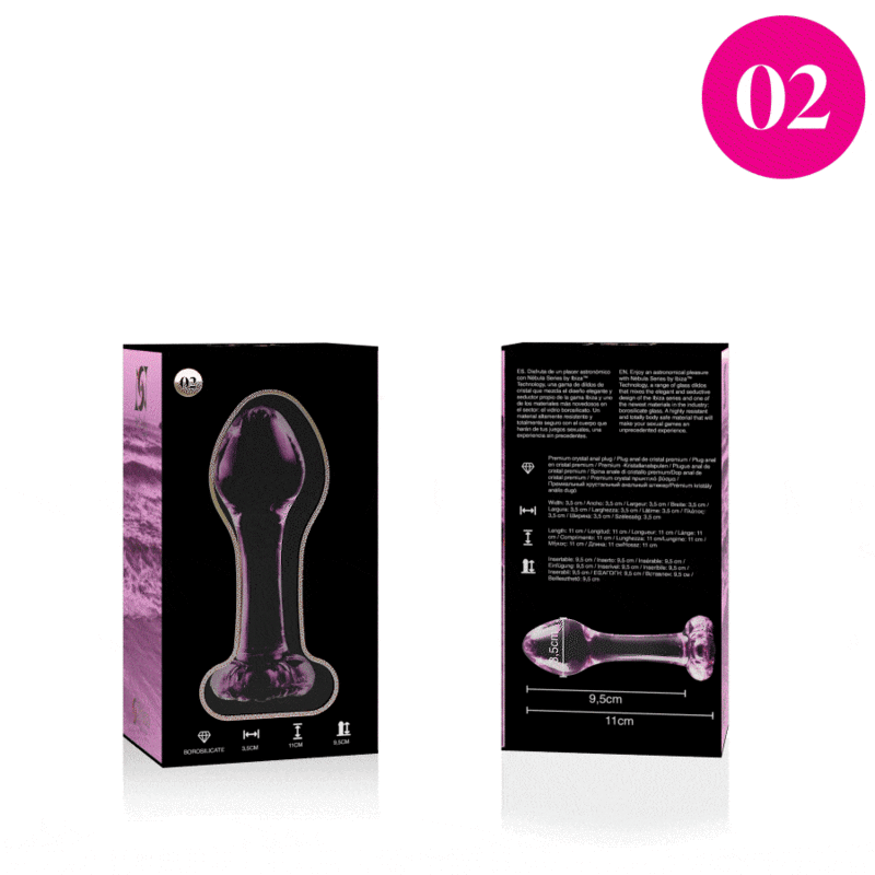 Plug Cristal Borosilicato Plug anal de alta calidad y diseño