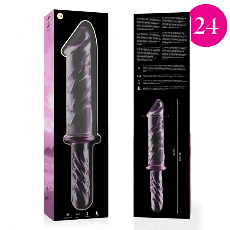 DILDO Plug anal de cristal de alta calidad