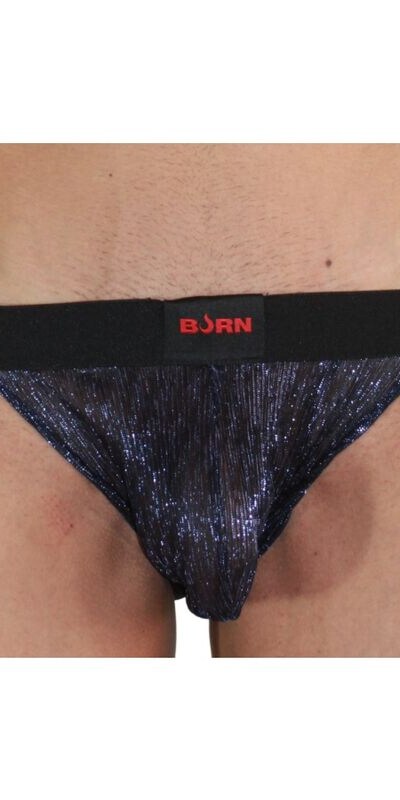 JOCK BRILLANT BLEU / NOIR Jockstraps masculins premium, confortables, sensuels et uniques