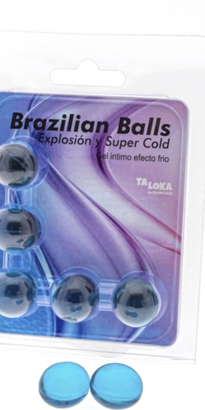 COLD BALL Brazilian Balls: Chilling Gel for Sensual Play, Perfect for Either Anal or Vaginal Use
