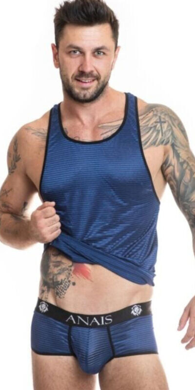 ANAIS MEN SPORTY BLUE Débardeur séduisant anais