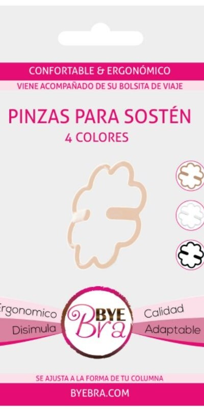 BYE-BRA ACCESSOIRE FLEXIBLE Pinces bye bra: solution discrète pour les soutiens-gorge