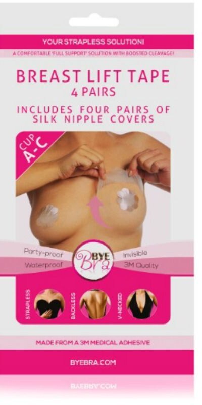 BYE-BRA LIFTING Autocollants rehausseurs pour améliorer l'apparence des seins féminins