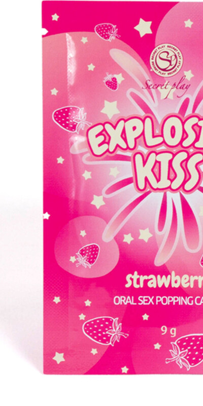 POPPING CANDIES SABORES Bonbons explosifs à la fraise pour le sexe oral